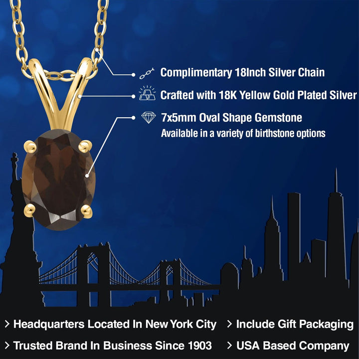 Pendant in 925 Yellow Gold Plated Silver