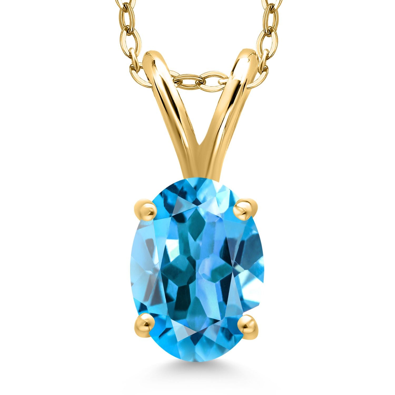 Pendant in 925 Yellow Gold Plated Silver