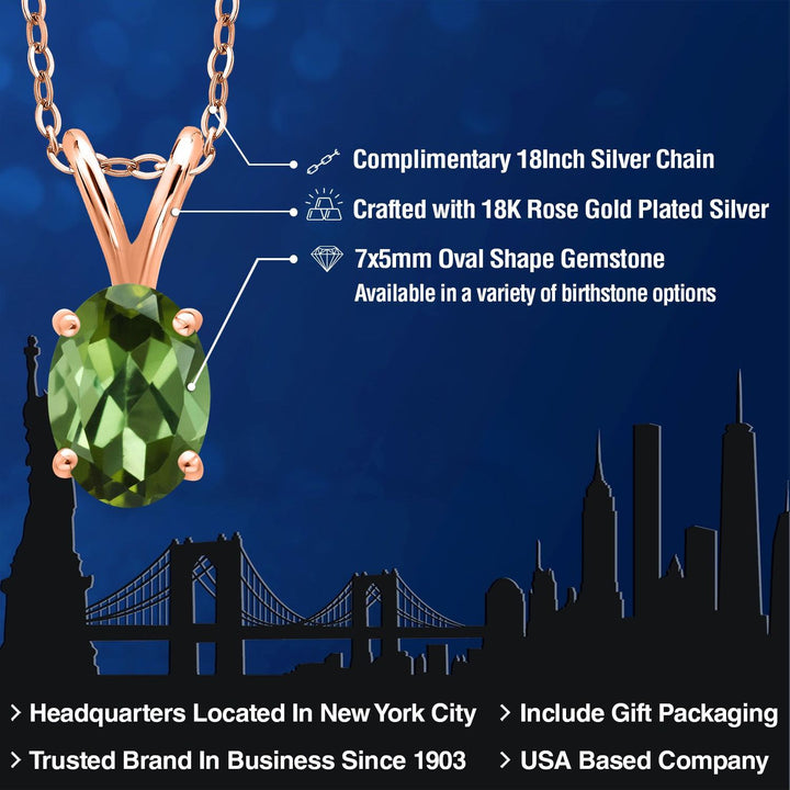 Pendant in 925 Rose Gold Plated Silver