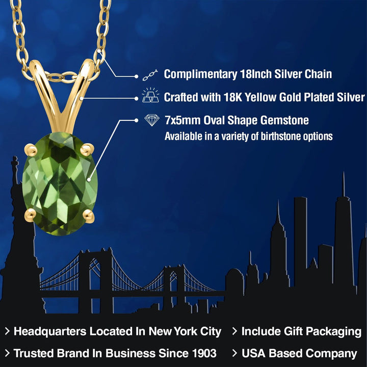 Pendant in 925 Yellow Gold Plated Silver