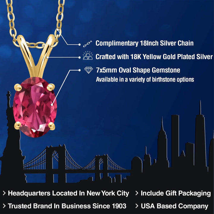 Pendant in 925 Yellow Gold Plated Silver