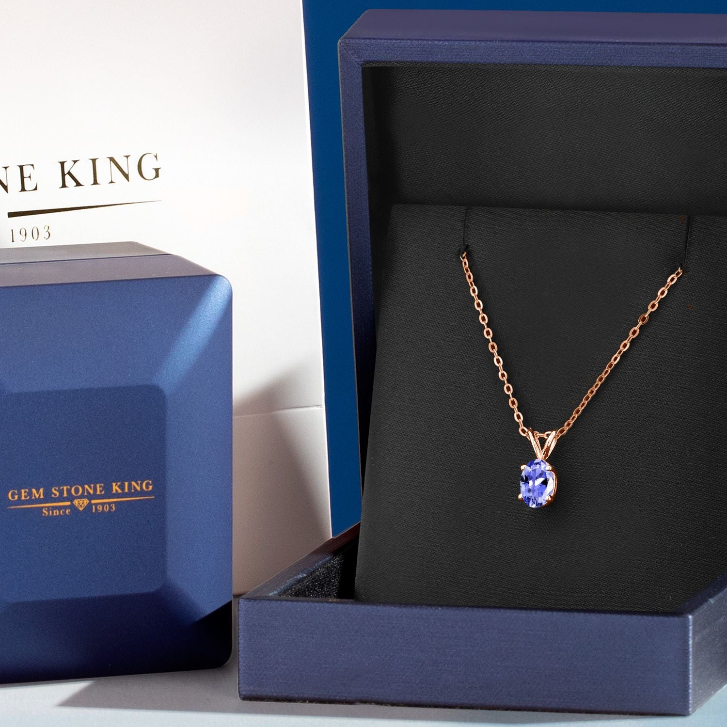 Pendant in 925 Rose Gold Plated Silver