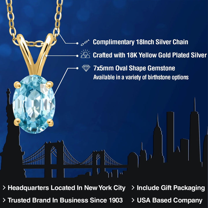 Pendant in 925 Yellow Gold Plated Silver