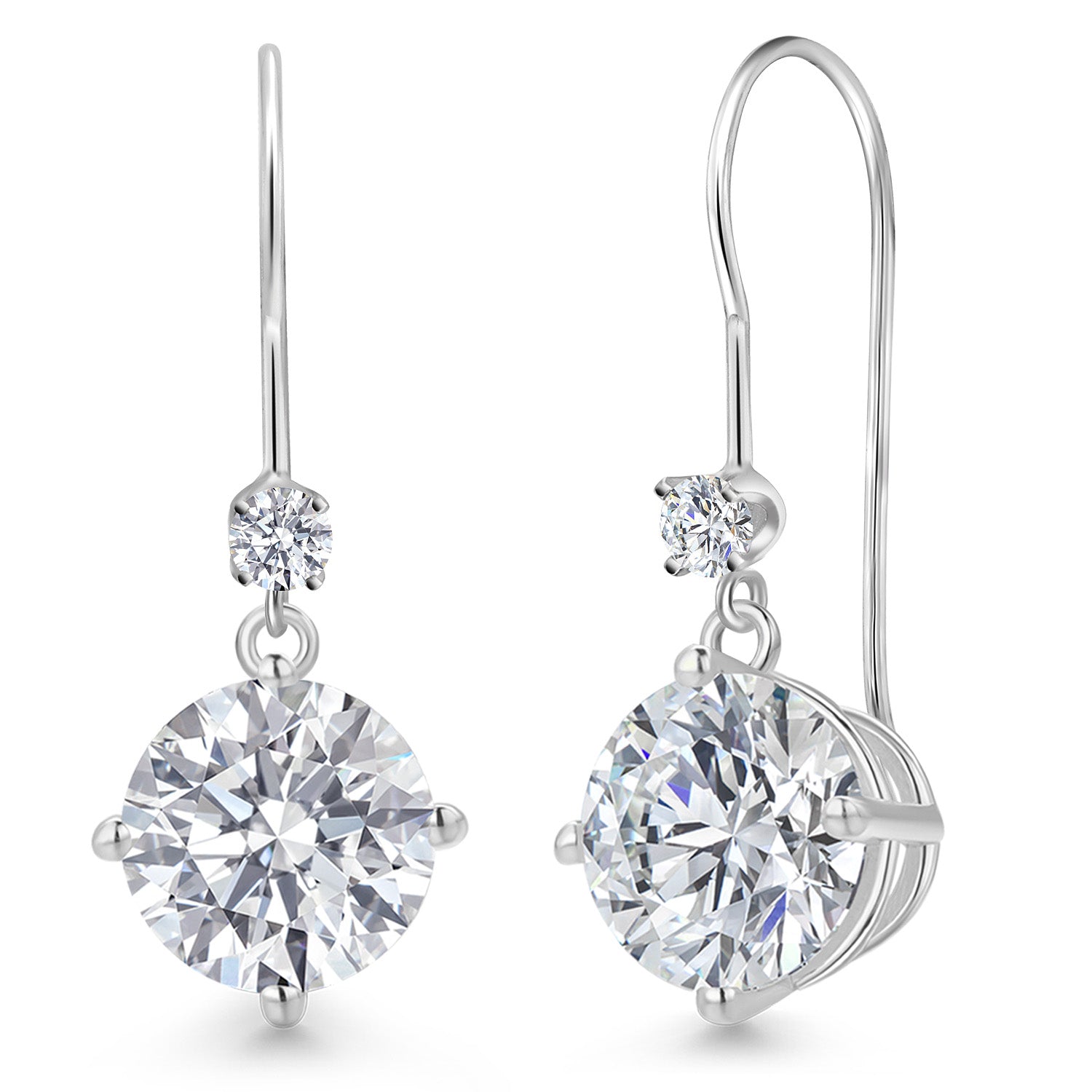 Earrings in 14K White Gold