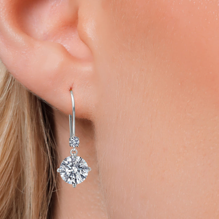 Earrings in 14K White Gold