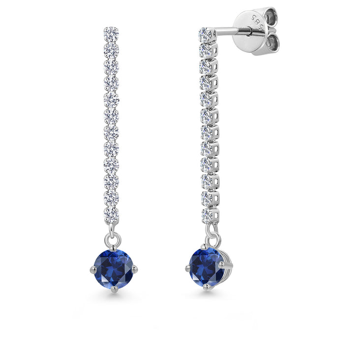 Earrings in 14K White Gold
