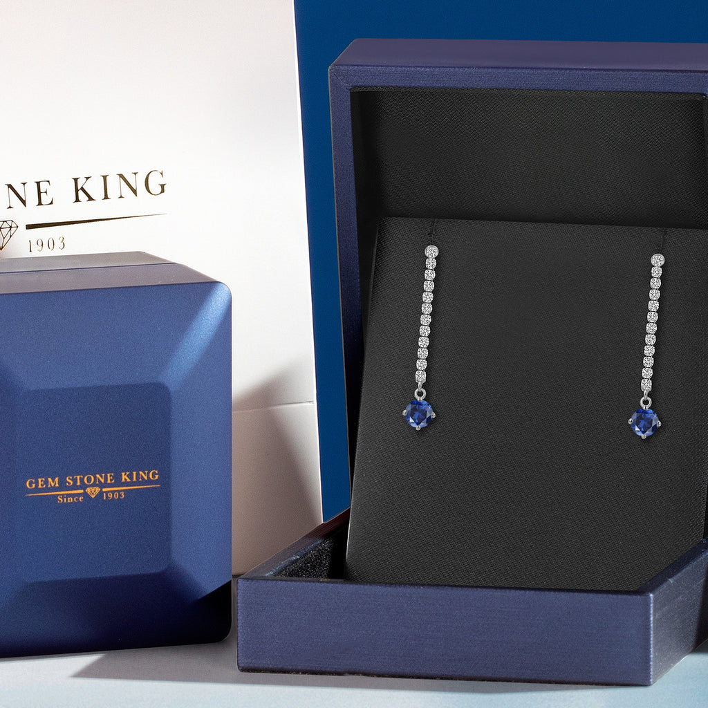 Earrings in 14K White Gold