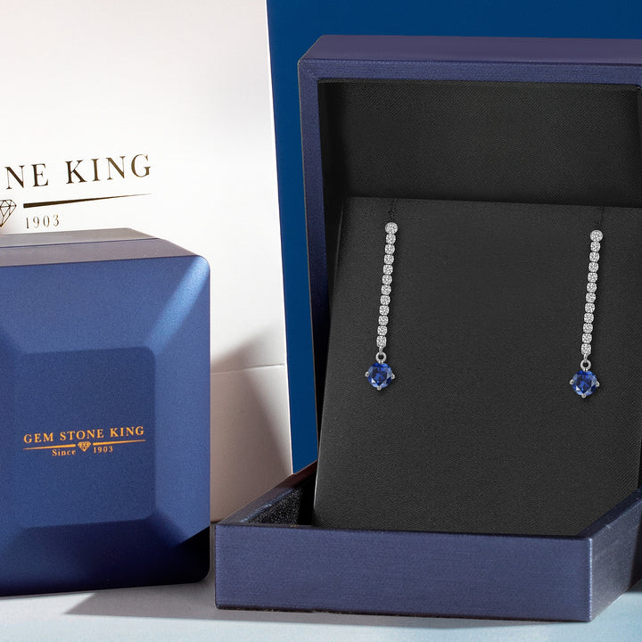 Earrings in 14K White Gold