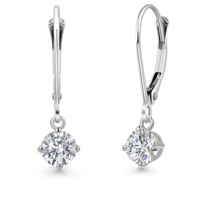 Earrings in 14K White Gold