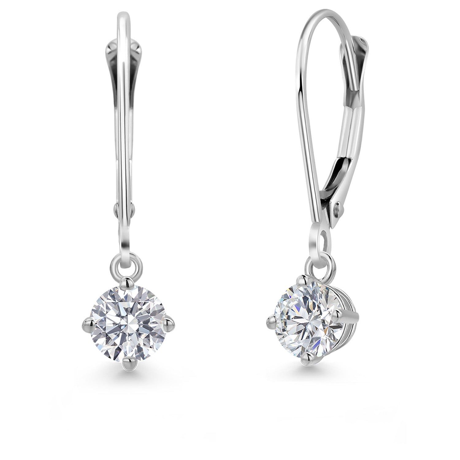 Earrings in 14K White Gold