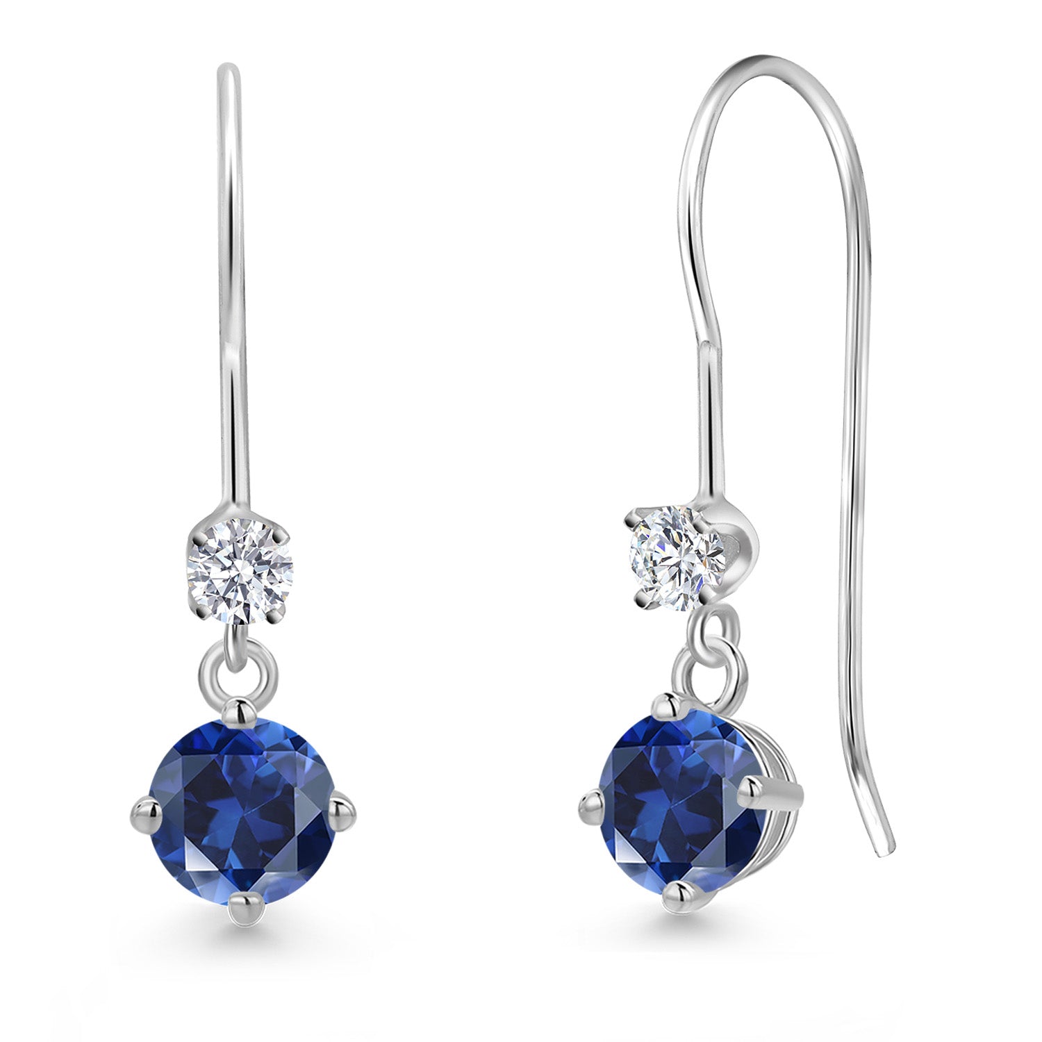 Earrings in 14K White Gold
