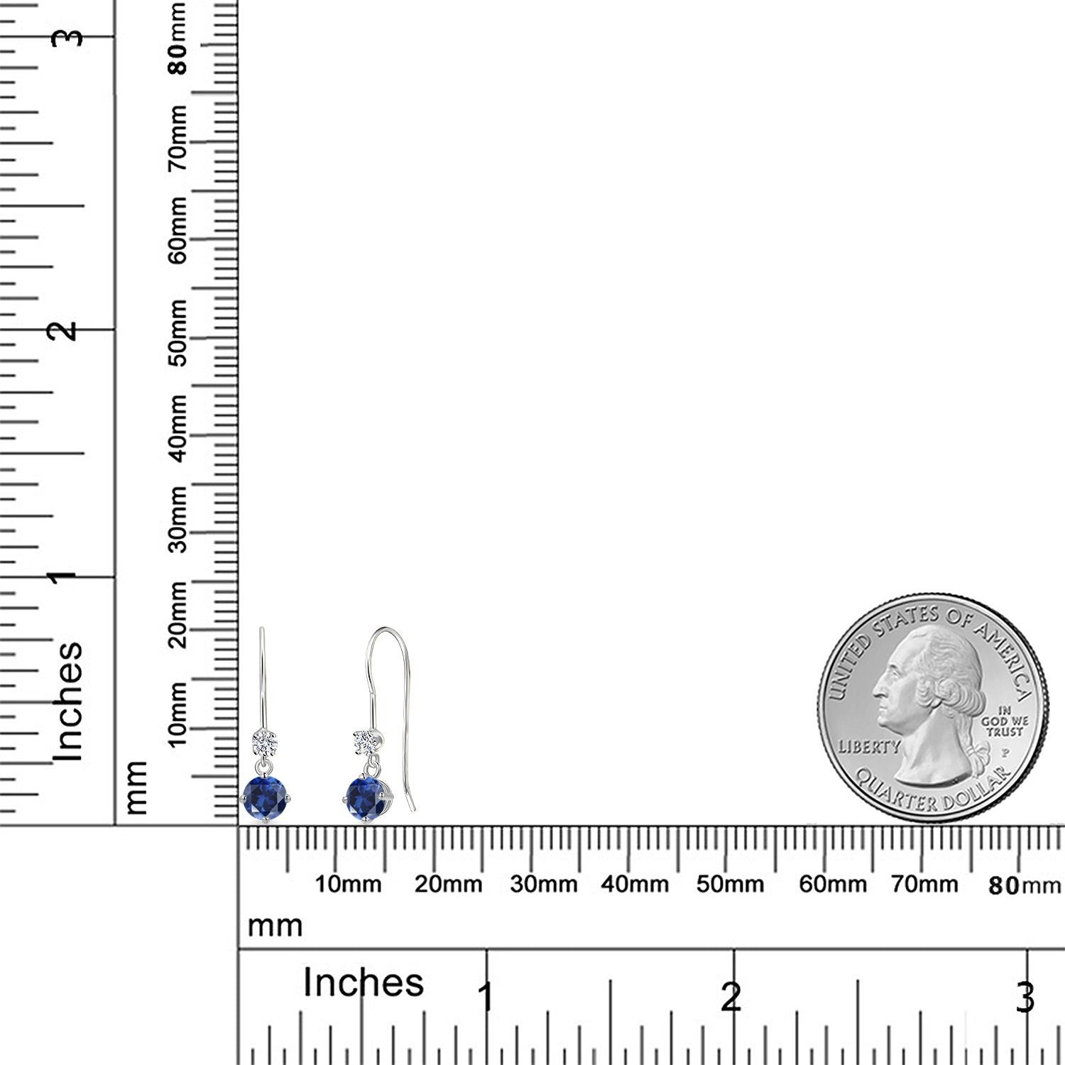 Earrings in 14K White Gold