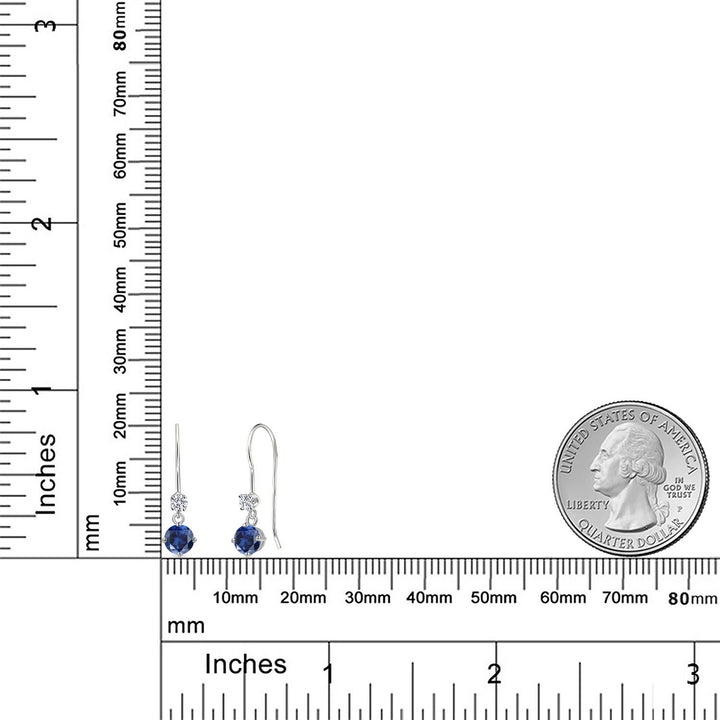 Earrings in 14K White Gold