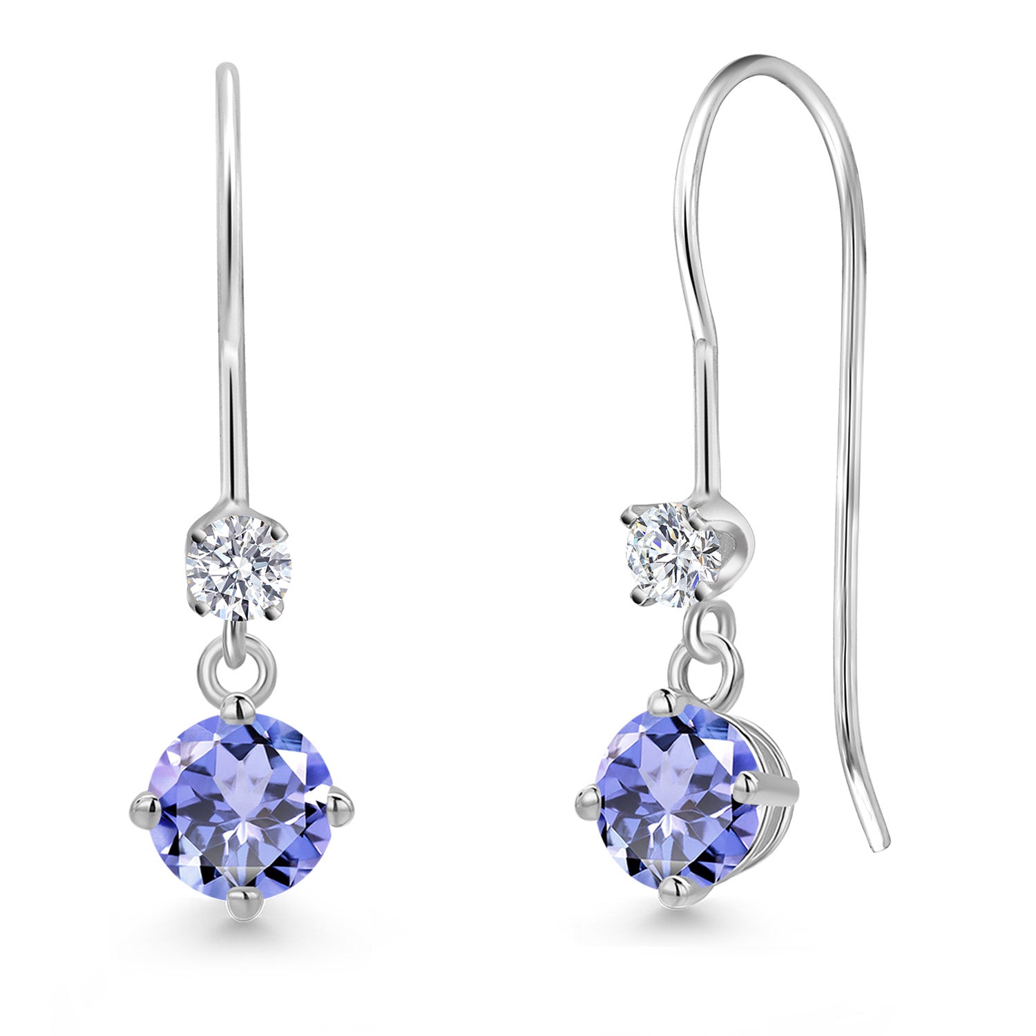 Earrings in 14K White Gold