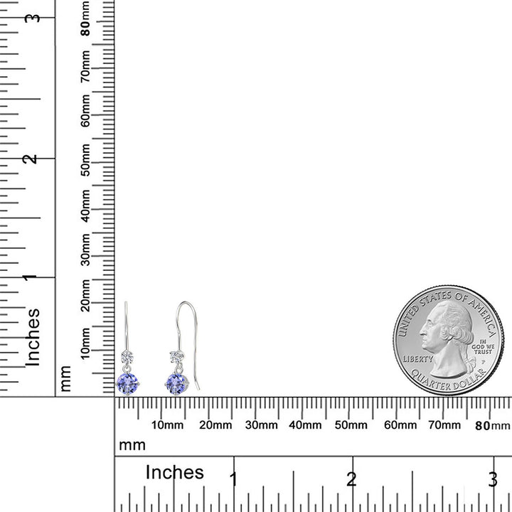 Earrings in 14K White Gold