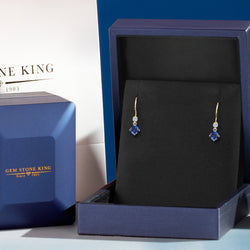 Earrings in 14K Two Tone Gold