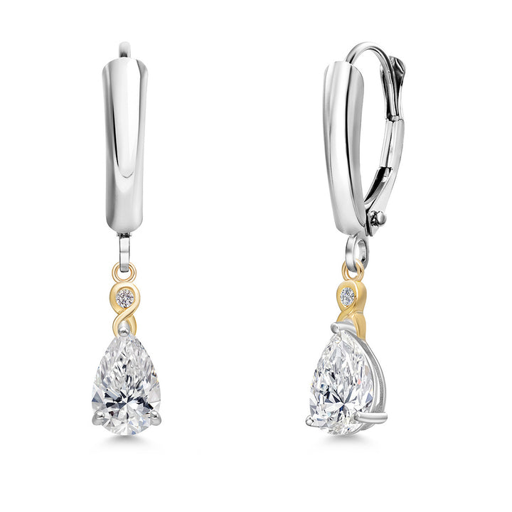 D - E and E - F_Earrings in 925 Sterling Silver and 10K Yellow Gold