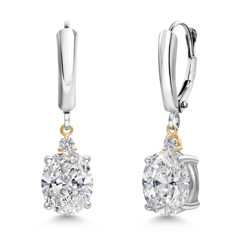 D - E and E - F_Earrings in 925 Sterling Silver and 10K Yellow Gold