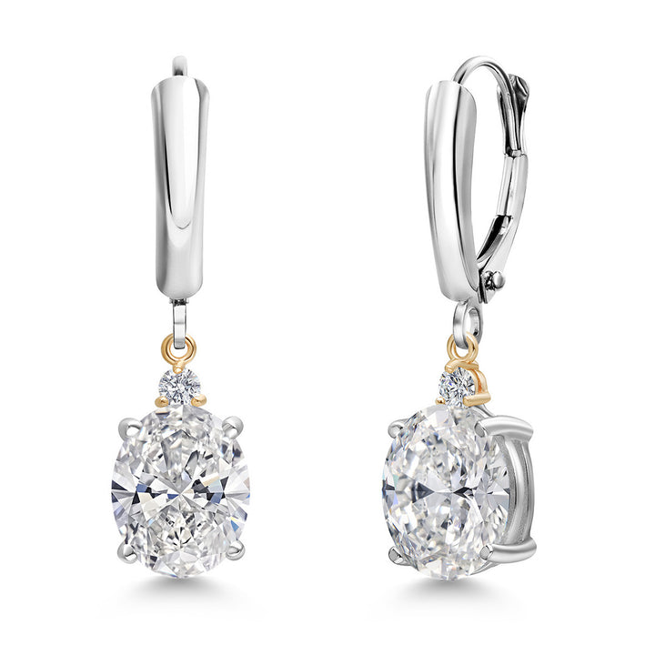 D - E and E - F_Earrings in 925 Sterling Silver and 10K Yellow Gold