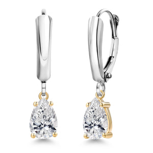 D - E_Earrings in 925 Sterling Silver and 10K Yellow Gold