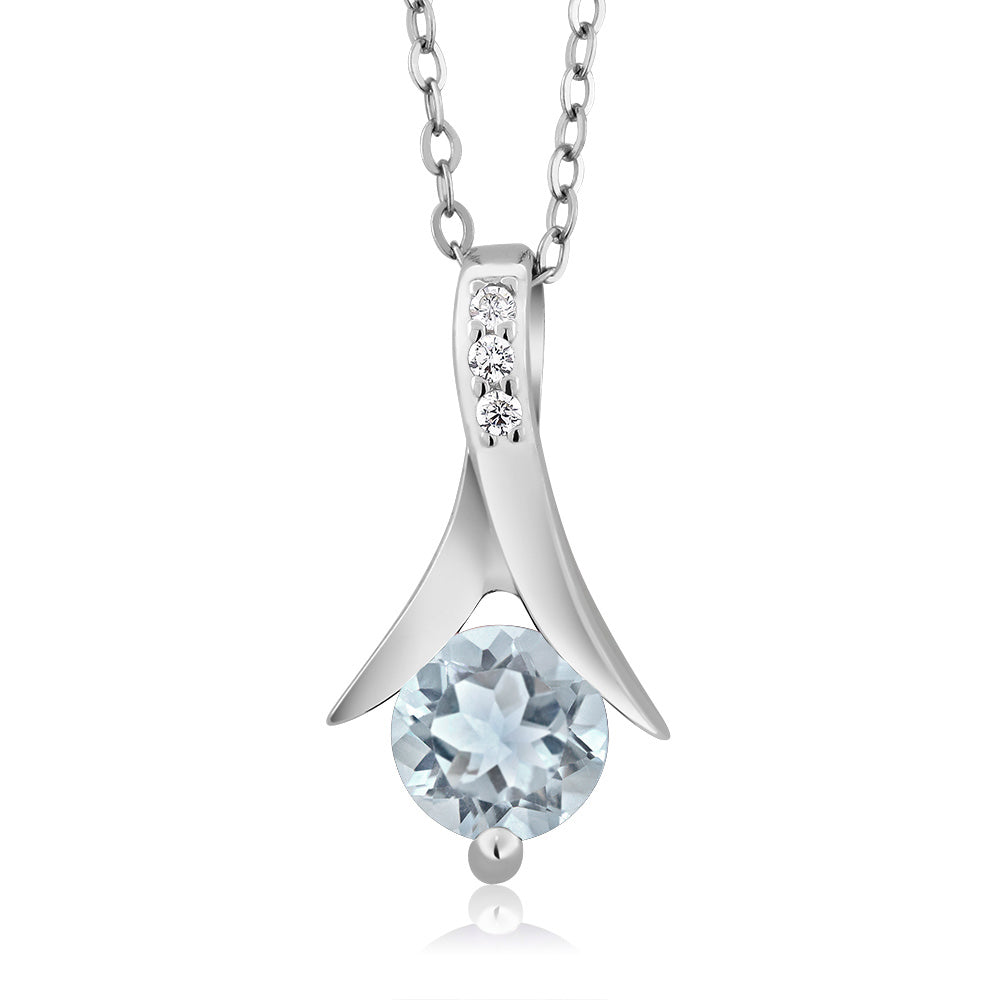 Pendant Earrings Set in 925 Sterling Silver
