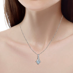 Pendant Earrings Set in 925 Sterling Silver