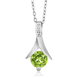 Pendant Earrings Set in 925 Sterling Silver