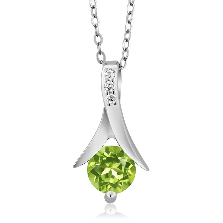 Pendant Earrings Set in 925 Sterling Silver