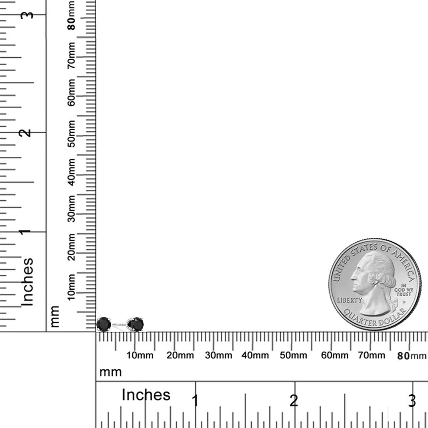 Earrings in 14K White Gold