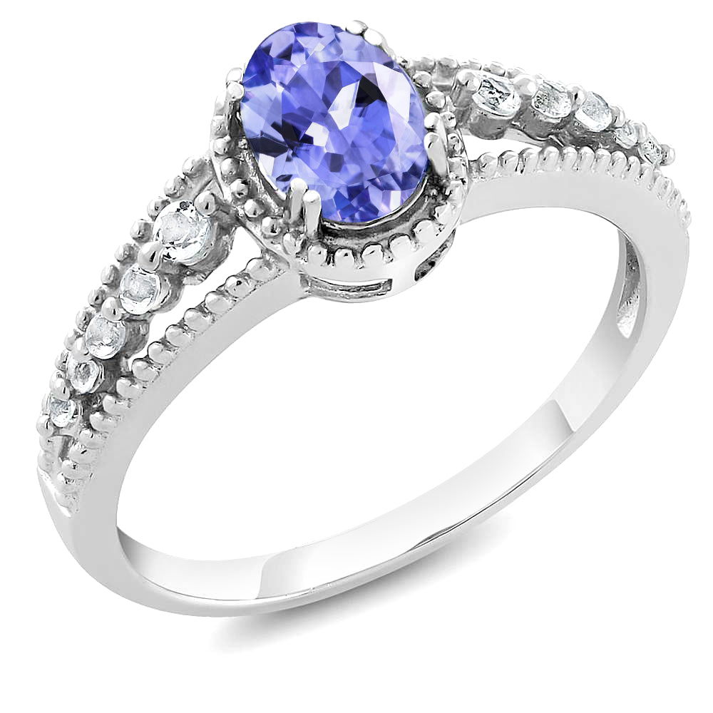 Tanzanite - December_7_Ring in 925 Sterling Silver