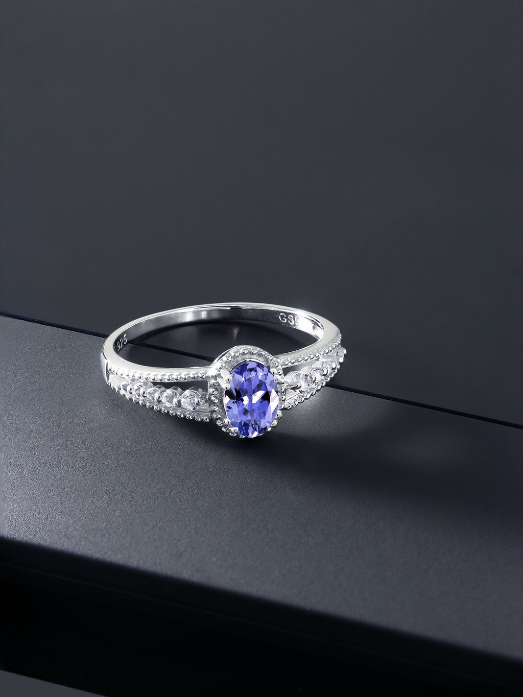 Tanzanite - December_7_Ring in 925 Sterling Silver