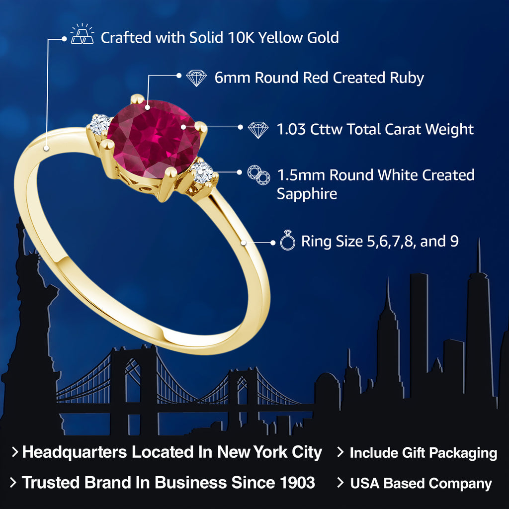 Ring in 10K Yellow Gold