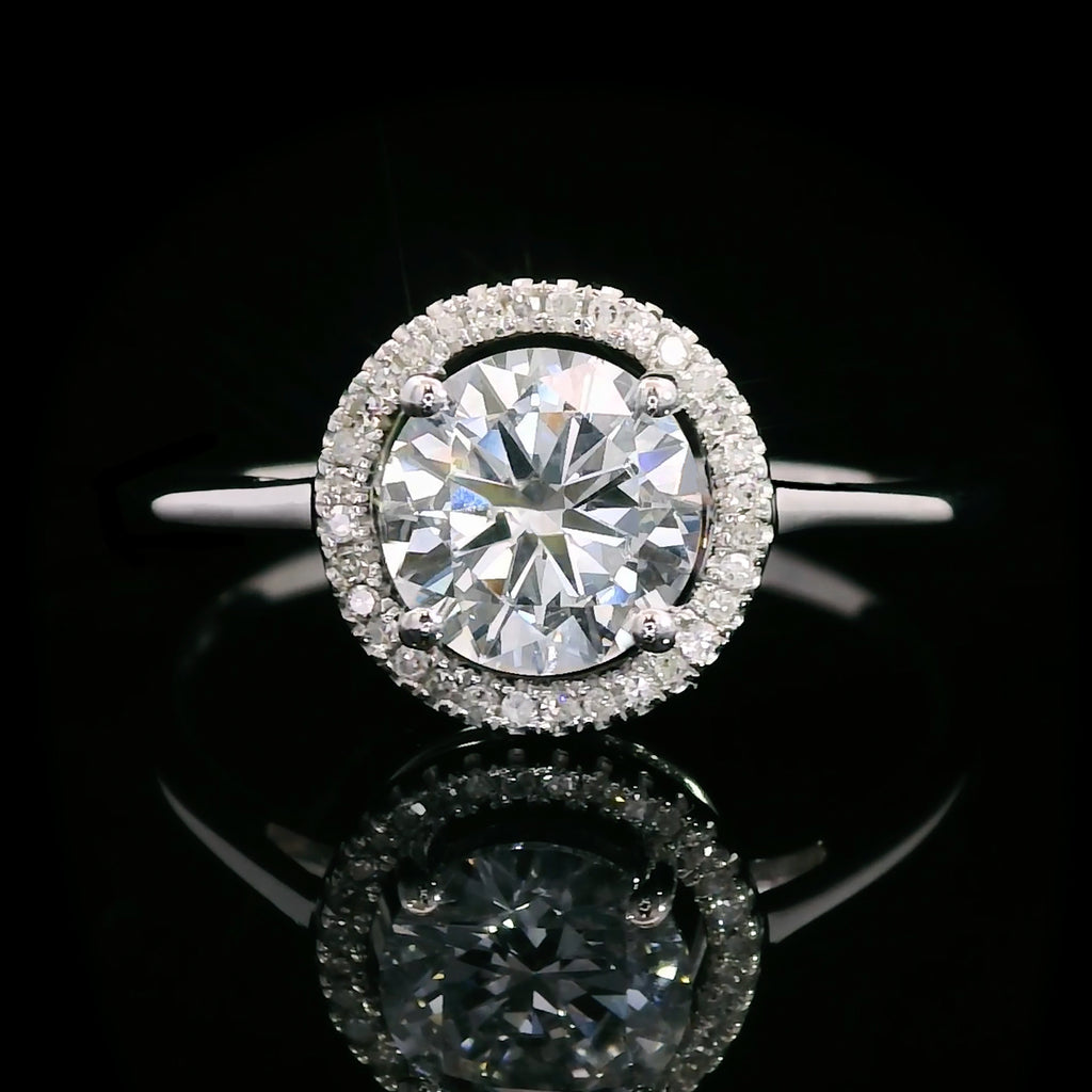 Ring in 10K White Gold