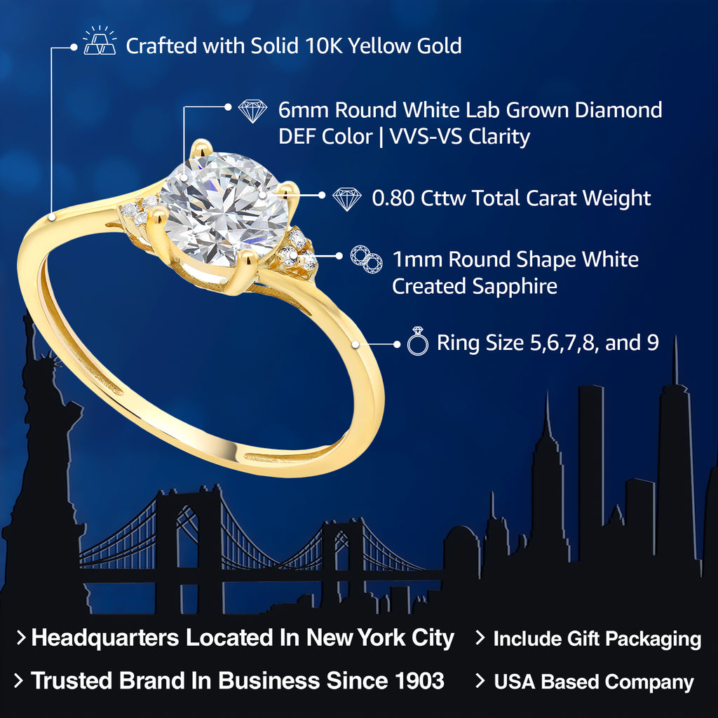 Ring in 10K Yellow Gold
