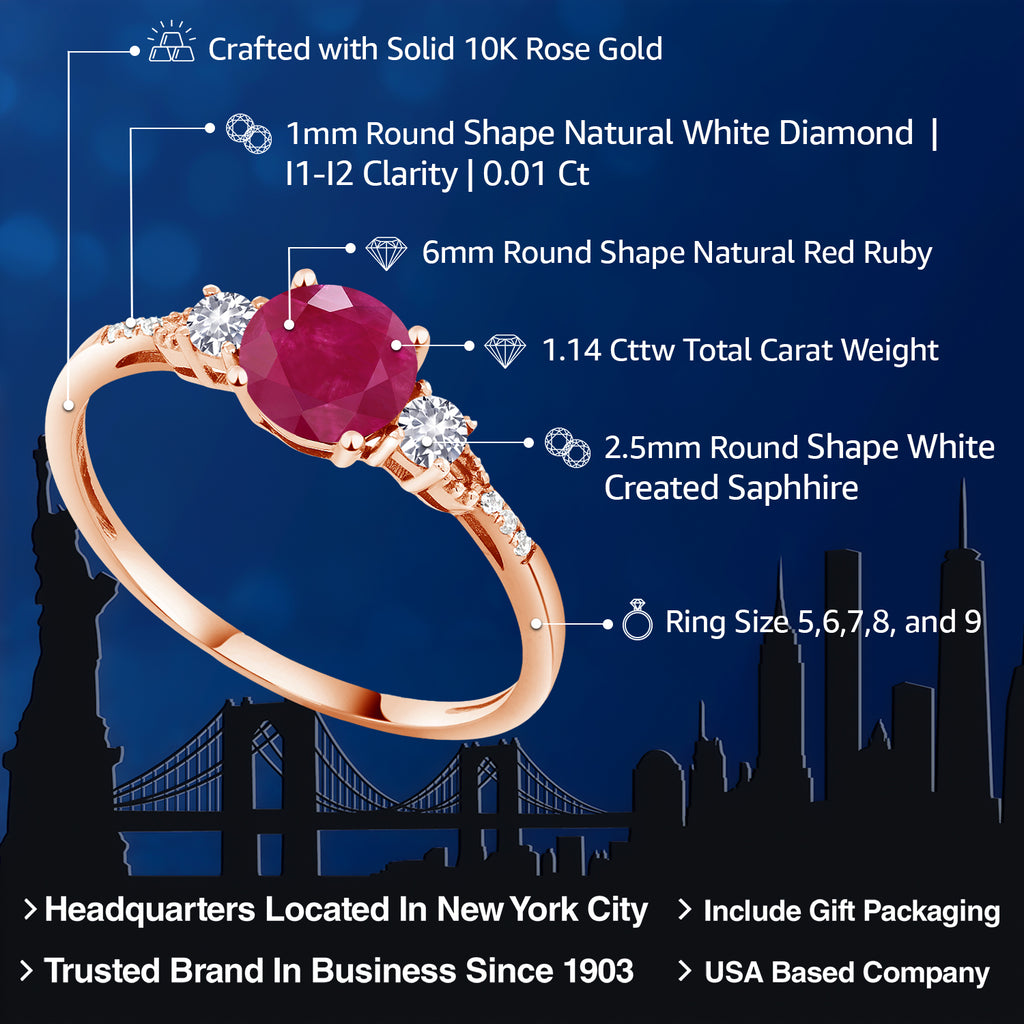 Ring in 10K Rose Gold