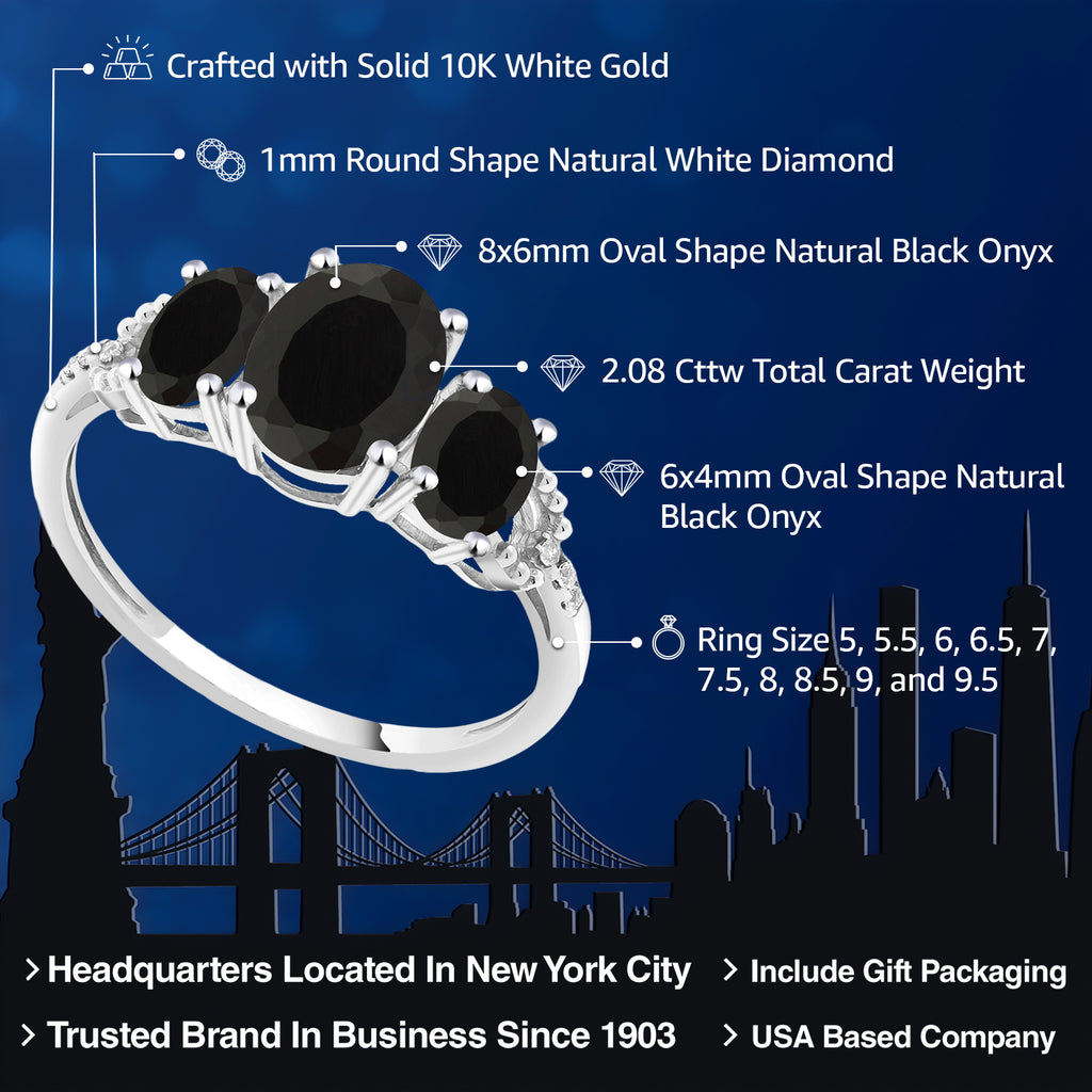 Ring in 10K White Gold