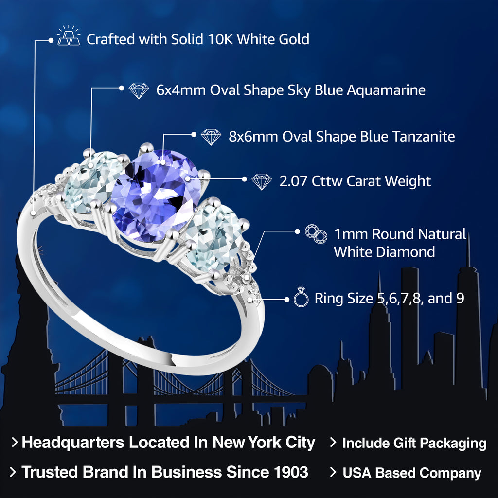 Ring in 10K White Gold