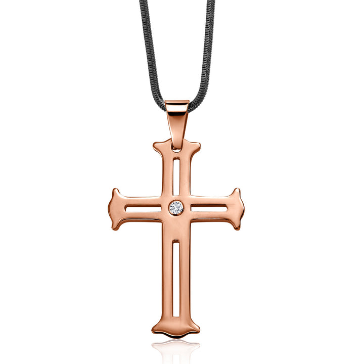 Black Snake Chain_Pendant in Tungsten