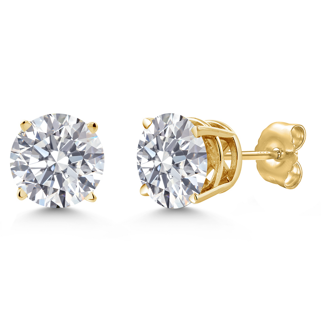 1.50 Carats - IGI Certified_14K Yellow Gold_Earrings in 14K Yellow Gold