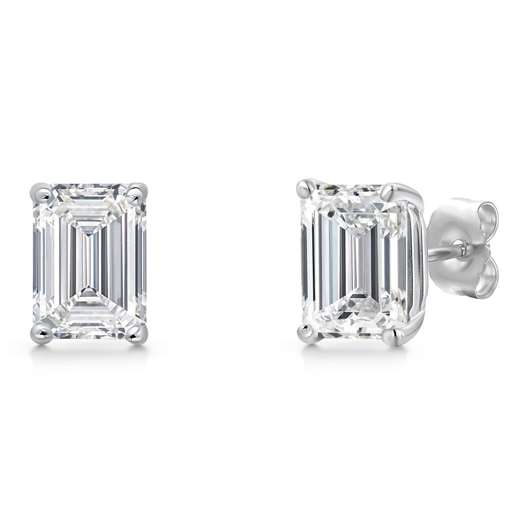 4.00 Carat_14K White Gold_Earrings in 14K White Gold