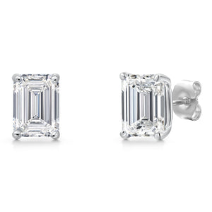 Earrings in 14K White Gold