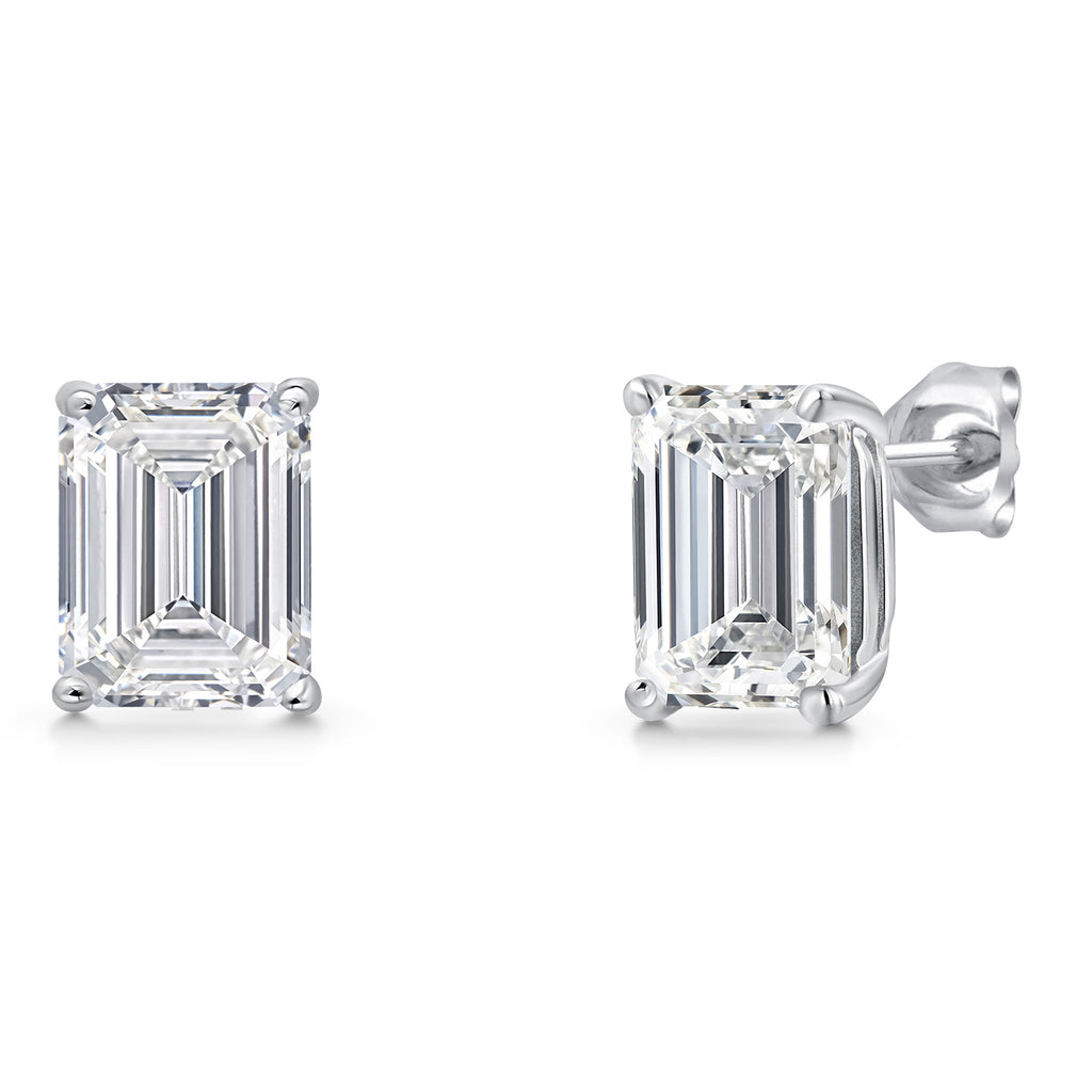 6.00 Carat_14K White Gold_Earrings in 14K White Gold