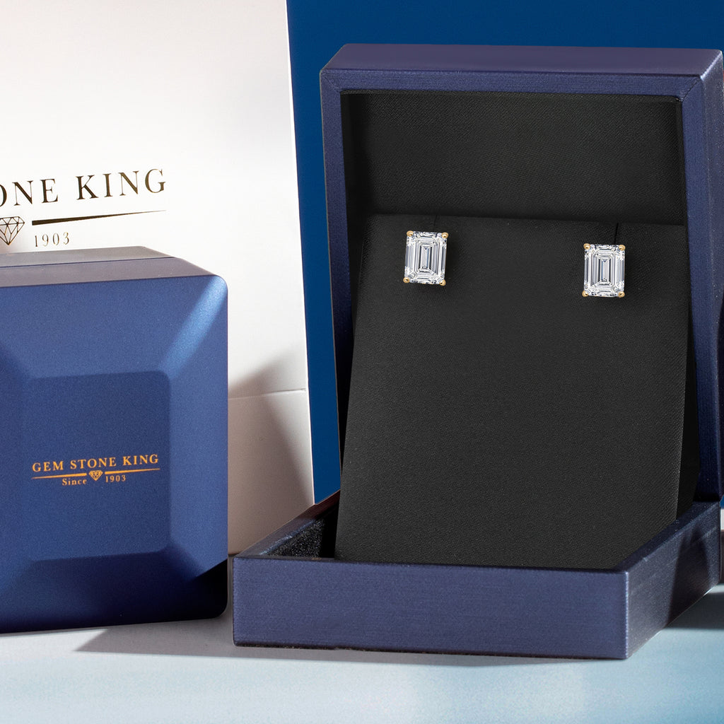 6.00 Carat_14K Yellow Gold_Earrings in 14K Yellow Gold