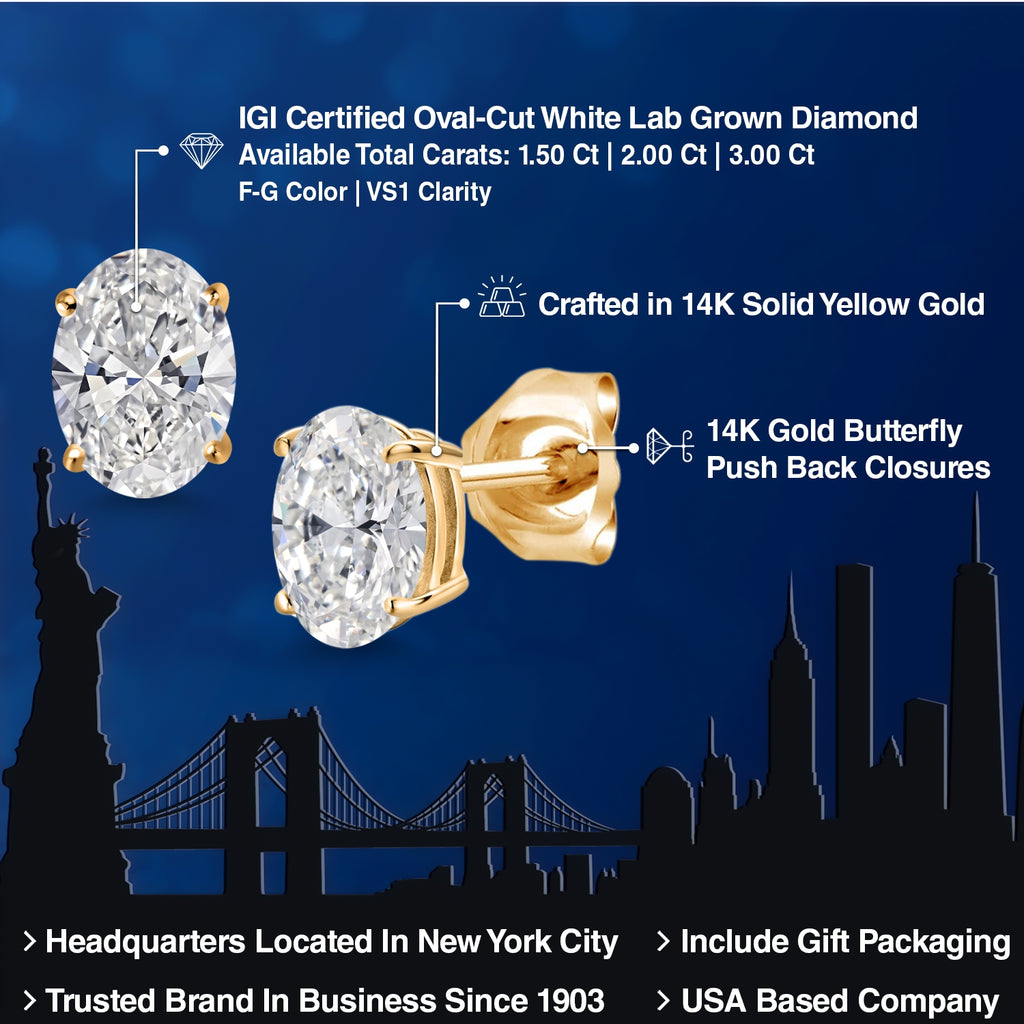 Earrings in 14K Yellow Gold