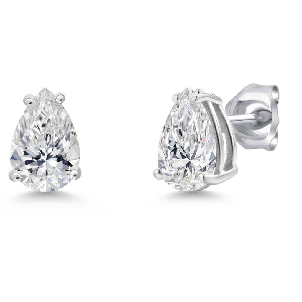 Earrings in 14K White Gold
