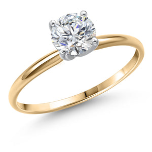 Ring in 14K Two Tone Gold
