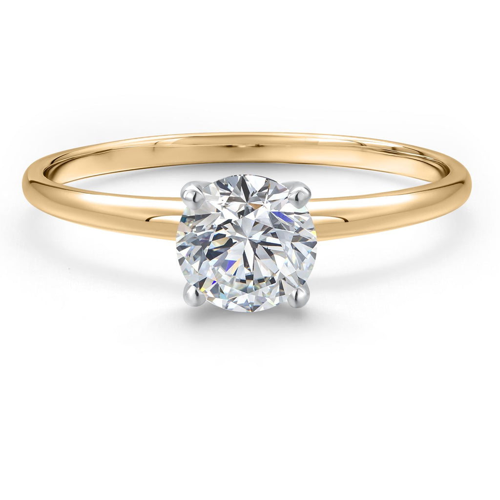 Ring in 14K Two Tone Gold
