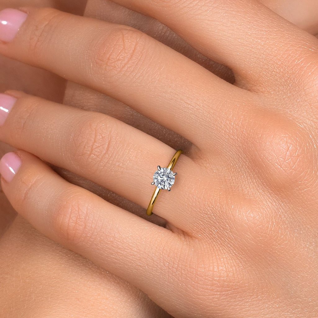 Ring in 14K Two Tone Gold