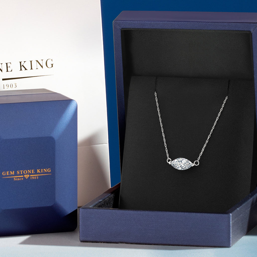 Pendant in 14K White Gold