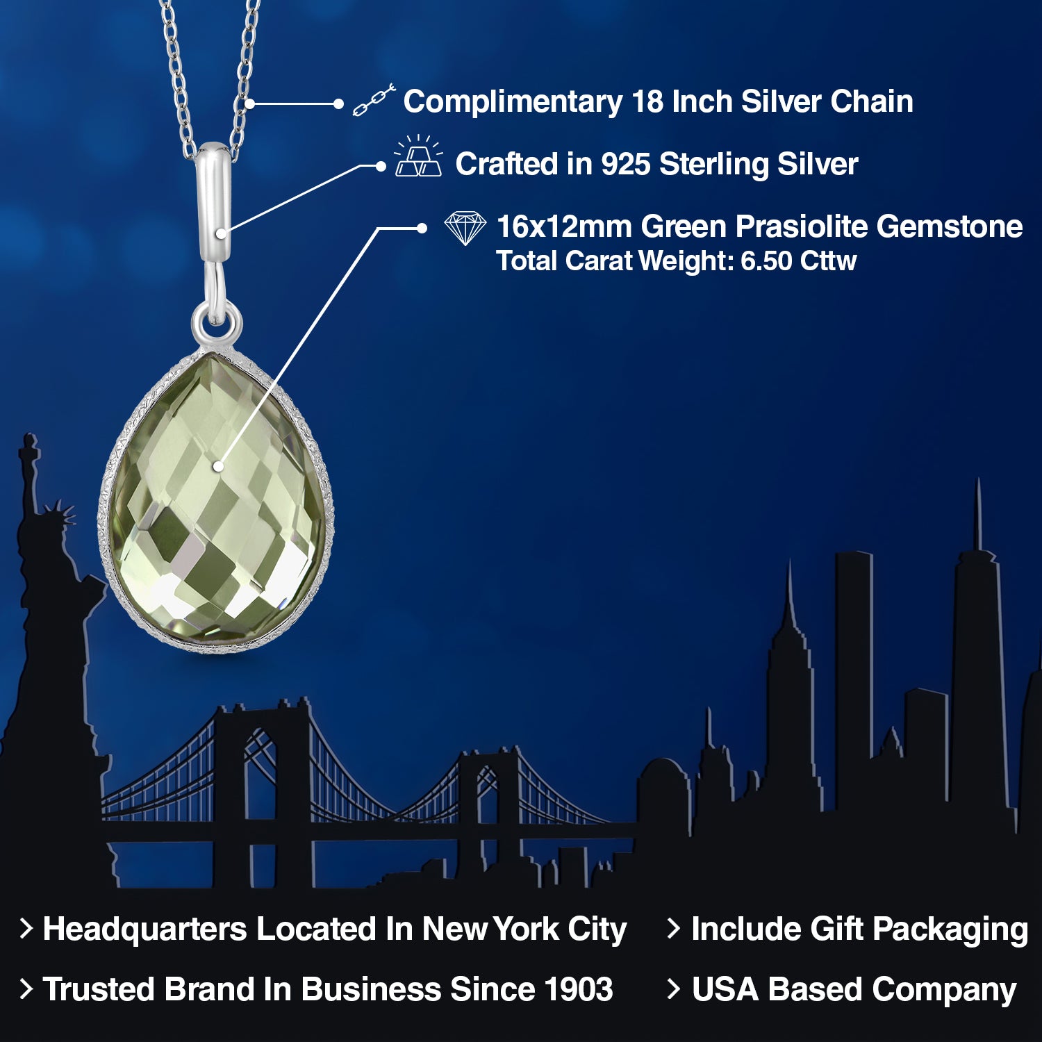 Pendant in 925 Sterling Silver
